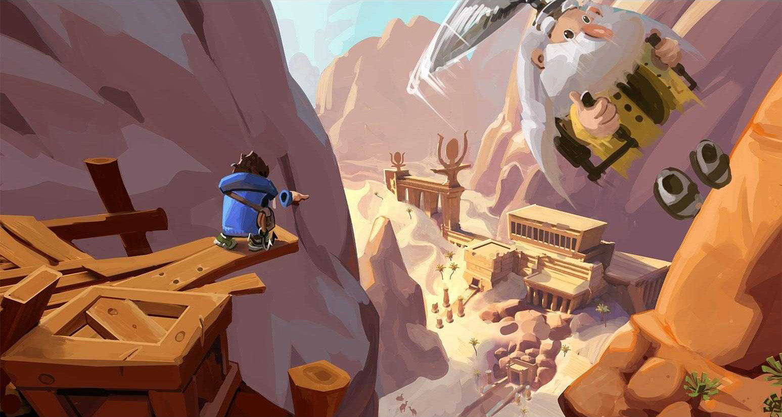 LIFTED official game concept art - Valley of the kings by Tibor Sulyok