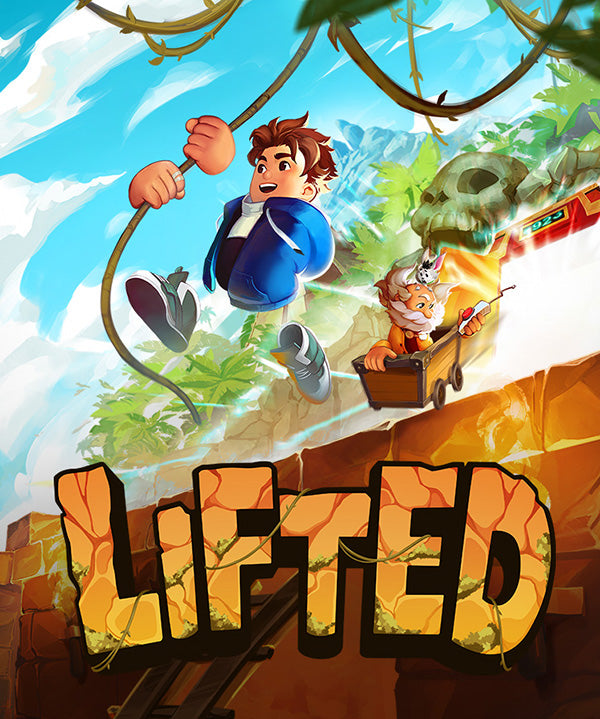 Official key art poster for LIFTED by Adventure Works.